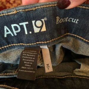 Apt 9 Bootcut Jeans with Embellishments